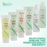SkinSpa Botanicals 4-Step Daily Spa Facial Kit Aloe Infused Home Cleanser Set