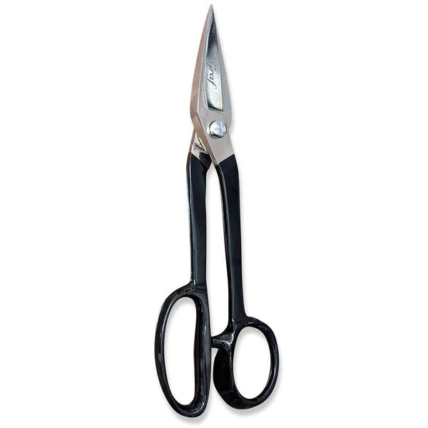 Graf 12" Heavy Duty Pattern Making Snips Cutting Shears Scissors Black