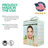 SkinSpa Botanicals 4-Step Daily Spa Facial Kit Aloe Infused Home Cleanser Set