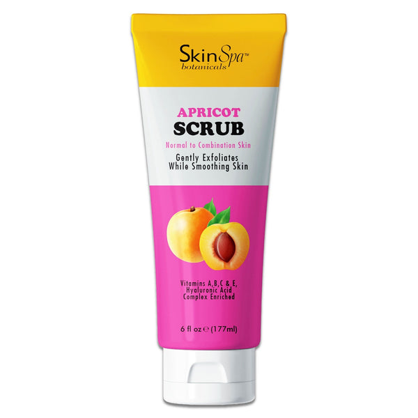 SkinSpa Botanicals Apricot Scrub Face Exfoliating Skin Smoothing Vita Facial 6oz