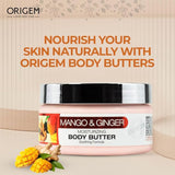 Origem Luxury Body Care Mango & Ginger Moisturizing Body Butter 8oz