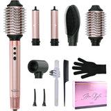 Brightup Air Styler 3030 5-in-1 Hair Dryer Brush Curler Straightener Salon Set