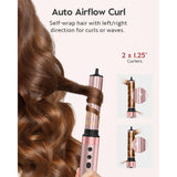 Brightup Air Styler 3030 5-in-1 Hair Dryer Brush Curler Straightener Salon Set
