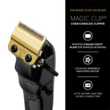 Wahl 5 Star Magic Clip 8148 Black Professional Cord / Cordless Fade Clipper