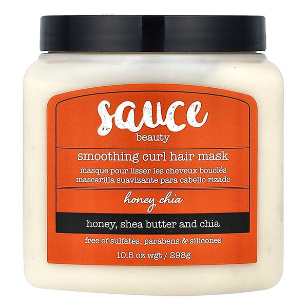 Sauce Beauty Smoothing Curl Hair Mask Honey Chia Smoothes Wavy Curl Hair 10.5oz