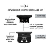 Stylecraft Black Diamond X-Pro Wide "The One" Trimmer Replacement Blade SC536B