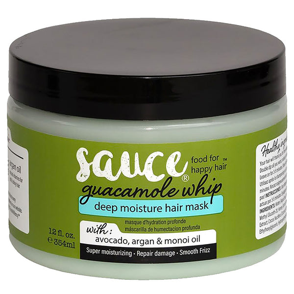 Sauce Beauty Guacamole Whip Deep Moisture Hair Mask 12oz Repair Damaged Hair