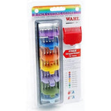 Wahl Professional 8 Pack Color Coded Clipper Cutting Guides Organizer Tray 3170-400