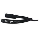 Common Wealth Folding Stainless Steel Barber Straight Edge Shaving Razor Black