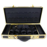 Hairart Black & Gold Barber Stylist Lock Case Organizer