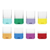 Andis Pro Adjustable Blade Stainless Steel Combs Set 24650 8pcs Pet Clippers