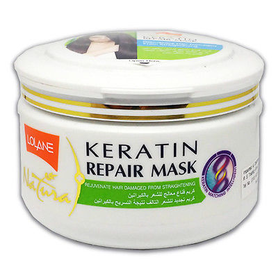 Skov Beskæftiget voksen Lolane Natura Keratin Repair Hair Mask Green Rejuvenate For Straighten –  ProStylingSource