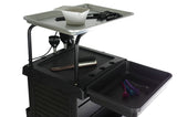 Chromatique Pro Lockable Rollabout Station Trolley With Tray 100D
