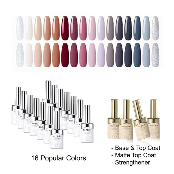 Candy Lover Soak Off Gel Nail Polish 20 Piece Set