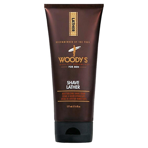 Woody's Shave Lather Moisturizing Shaving Cream Soap 6 oz