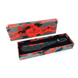 Stylecraft x Deluxe Line Camo Red Professional Straight Razor Barber Shaving