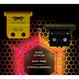 StyleCraft Fixed X-PRO Gold Titanium Replacement Trimmer Blade Black Diamond DLC