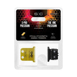 StyleCraft Fixed X-PRO Gold Titanium Replacement Trimmer Blade Black Diamond DLC
