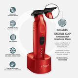 Cocco Hyper Veloce Pro Cordless Trimmer Ambassador Graphene Blade Red