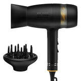 Hot Tools Pro Artist Black Gold Quietair Power Salon Hair Blow Dryer HTDR7000BG