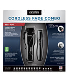 Andis Professional Cordless Fade Combo Envy Li Clipper & Slimline Li Hair Trimmer 75020