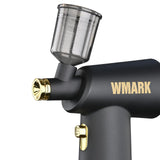 WMARK Professional Handheld Wireless Airbrush Black Barber Stylist Hair Design