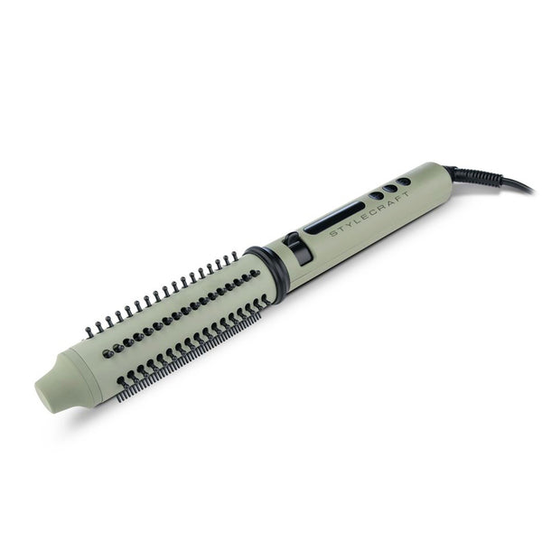 StyleCraft Sage Collection Retractable Hair Styling Brush & Curling Wand SC716GR