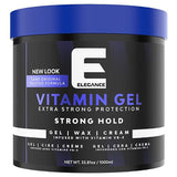 Elegance Vitamin Gel Extra Strong Protection Strong Hold Hair Gel Wax Cream 1000ml