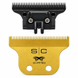 StyleCraft Classic Fixed Blade & DLC Deep Tooth Cutter Gold X-Pro Blade SC516G