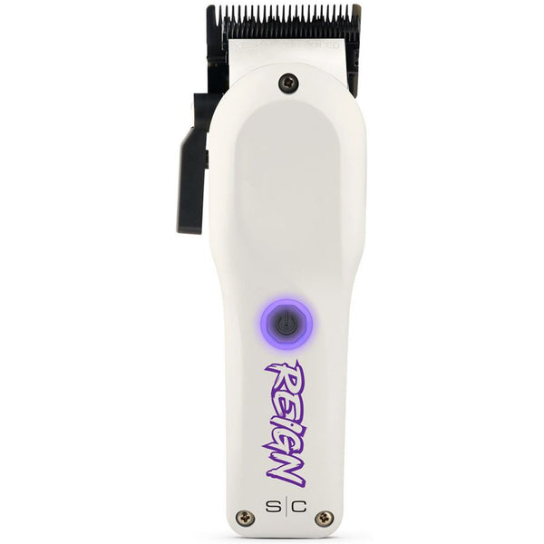 StyleCraft Pro Reign Hair Clipper Eon Digital Brushless Motor SC620W White