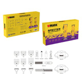 WMark Specter Pro Cordless High Speed Barber Kit Clipper Trimmer Lakers NG-8636
