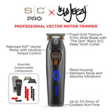 StyleCraft Pro 360 Jeezy Cordless Trimmer IN3 Vector Motor Full Metal Housing