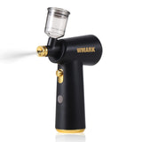 WMARK Professional Handheld Wireless Airbrush Black Barber Stylist Hair Design