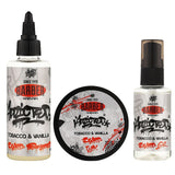 Barber Marmara Addicted Tobacco & Vanilla 3pc Beard Care Set Oil, Shampoo & Wax
