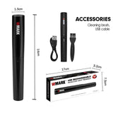 WMARK USB Rechargeable Nose & Ear Hair Trimmer Precision Sharpened Groomer