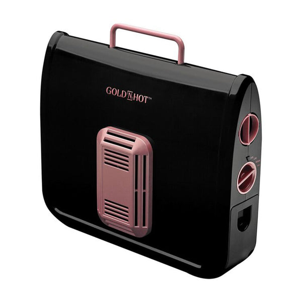 Gold N Hot Ionic Soft Bonnet Hair Dryer Salon Deep Conditioning GH2601 Black