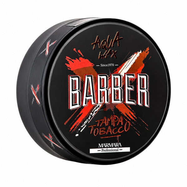Barber Marmara Aqua Wax Tampa Tobacco Strong Hold High Shine Pomade 5oz Hair Gel