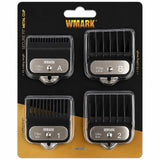 WMark PRO Secure Fit Metal Clip Guides 4-Pack Precision Clipper Guard Barber G-4