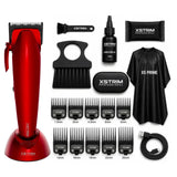 XSTRIM Pro XS PRIME Cordless Fade Hair Clipper Red Brushless Motor DLC Blade
