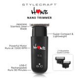 StyleCraft Pro Homie Mini Nano Hair Trimmer 7000 RPM Travel Size Barber Groomer
