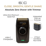 StyleCraft Absolute Zero Pro Barber Finishing Shaver Retractable Hair Trimmer
