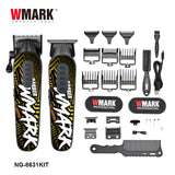 WMARK Formula W1 Pro High Speed Barber Kit Hair Clipper & Trimmer NG-8631KIT