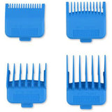 Gamma+ Tight Guards Set of 4 Double Magnetic Clipper Blade Attachments Blue