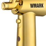 WMARK Professional Handheld Wireless Airbrush Machine Gold Barber Stylist Hair Design