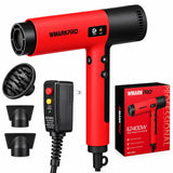 WMark Professional Brushless High Speed Salon Hair Dryer 2400W Red NG-9127
