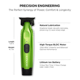 Cocco Hyper Veloce Pro Cordless Trimmer Ambassador Graphene Blade Green