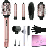 Brightup Air Styler 3030 5-in-1 Hair Dryer Brush Curler Straightener Salon Set
