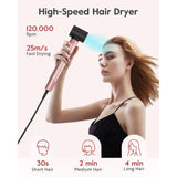 Brightup Air Styler 3030 5-in-1 Hair Dryer Brush Curler Straightener Salon Set