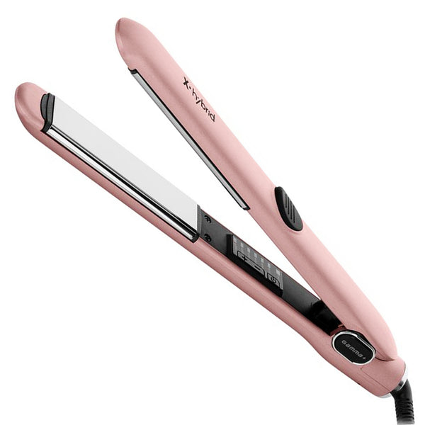 Gamma+ X-Hybrid Pro Salon 1" Flat Hair Iron Titanium Floating Plates GP704RG