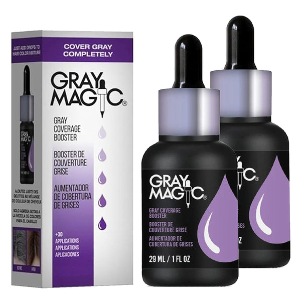 Ardell Gray Magic 1oz 2-PACK Professional Size Hair Color Additive Grey Cover
